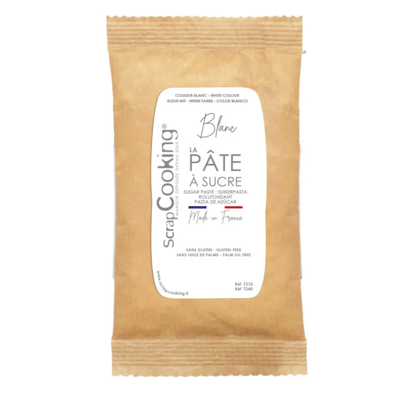 SCRAPCOOKING Trancheuse Electrique | Pâte À Sucre*Pâte à Sucre Blanche 500g