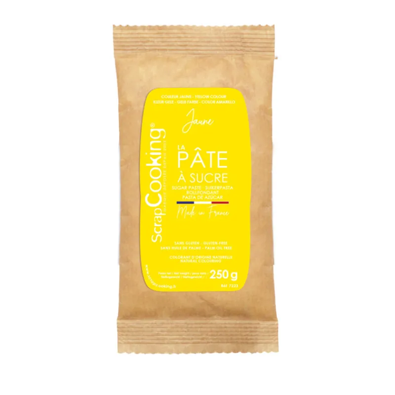 SCRAPCOOKING Pâte À Sucre*Pâte à Sucre Jaune 250 g