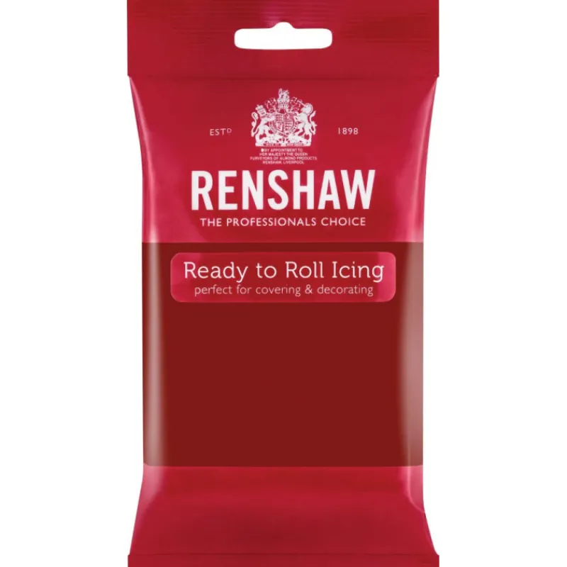 RENSHAW Pâte À Sucre*Pâte à Sucre Pro Ruby Red 250g