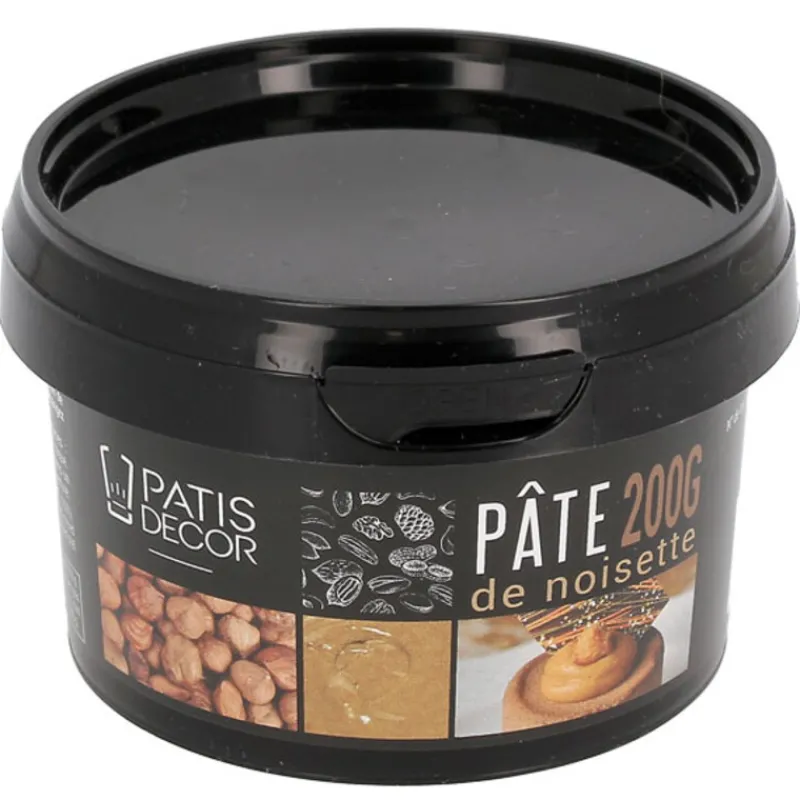 PATISDECOR Produits Sans Gluten*Pâte de Noisette 200g Patisdécor