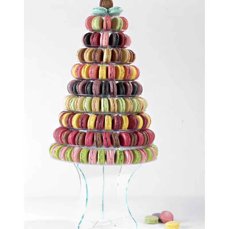 MALLARD FERRIERE Présentoirs Pour Gâteaux*Pyramide à Macaron verticale 10 plateaux amovibles