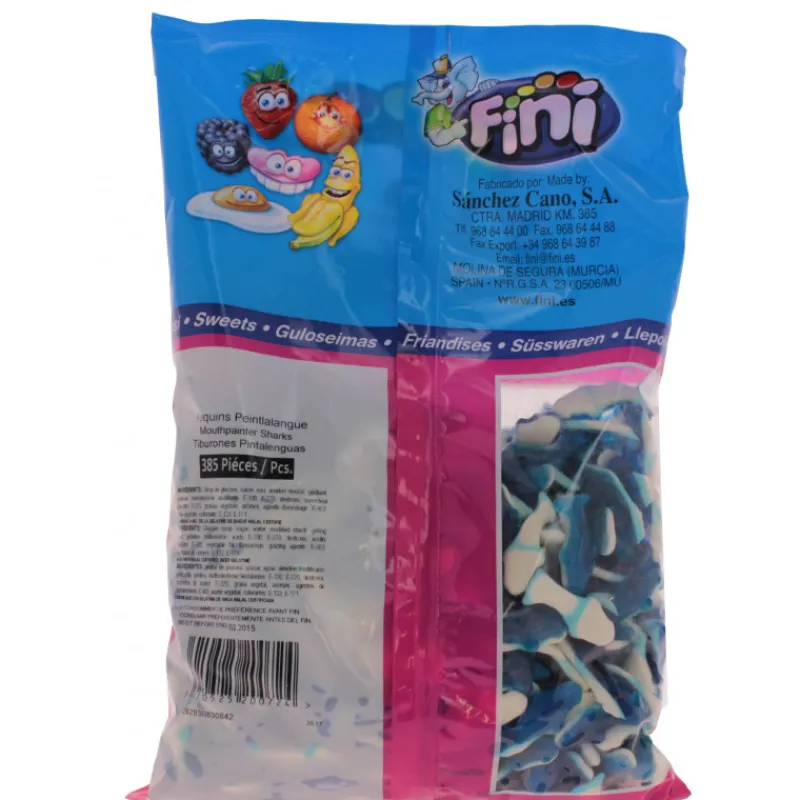 FINI Confiserie*Requins Peintlalangue x 385 - Bonbons Halal