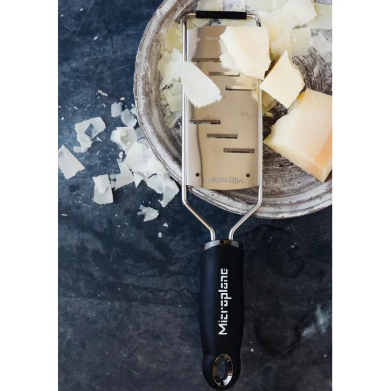 MICROPLANE Râpes À Fromage | Râpe À Légumes*Râpe Coupe Large Gourmet Noir