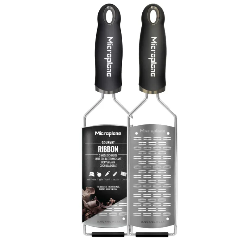 MICROPLANE Râpes À Fromage | Râpe À Légumes*Râpe Double Tranchant Gourmet Noir