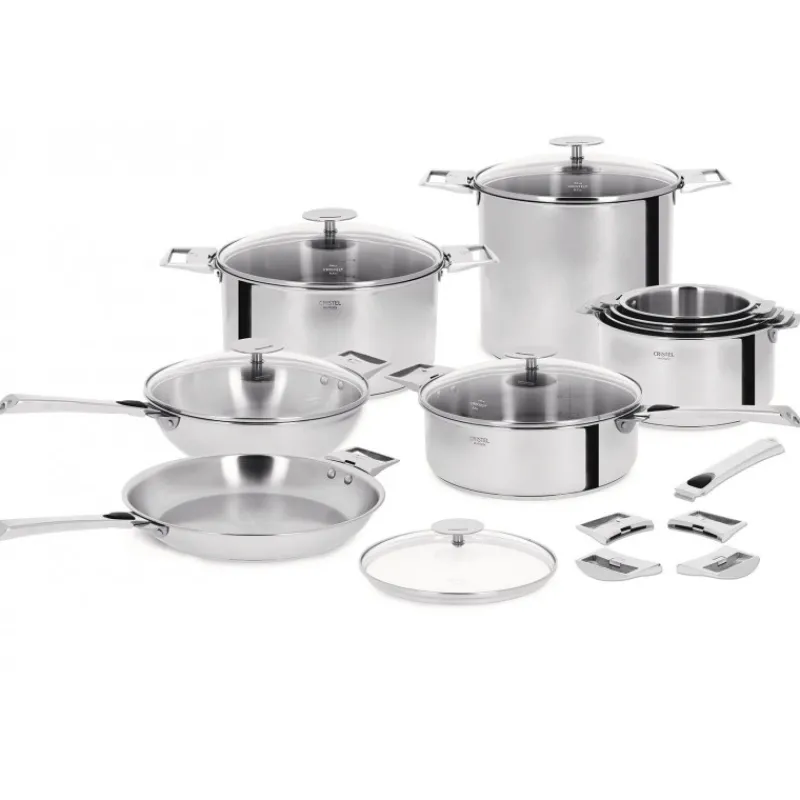 CRISTEL Sauteuses*Sauteuse Casteline Ø 26 cm Manche Amovible Anti-Adhésive Inox