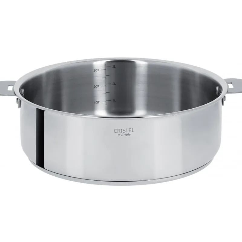 CRISTEL Sauteuses*Sauteuse Casteline Ø 26 cm Manche Amovible Inox