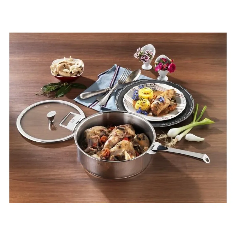 CRISTEL Sauteuses*Sauteuse Casteline Ø 26 cm Manche Amovible Inox