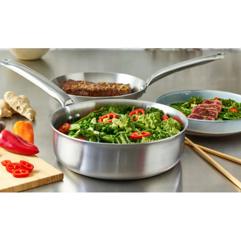 DE BUYER Sauteuses*Sauteuse Droite Inox Ø 28 cm Alchimy