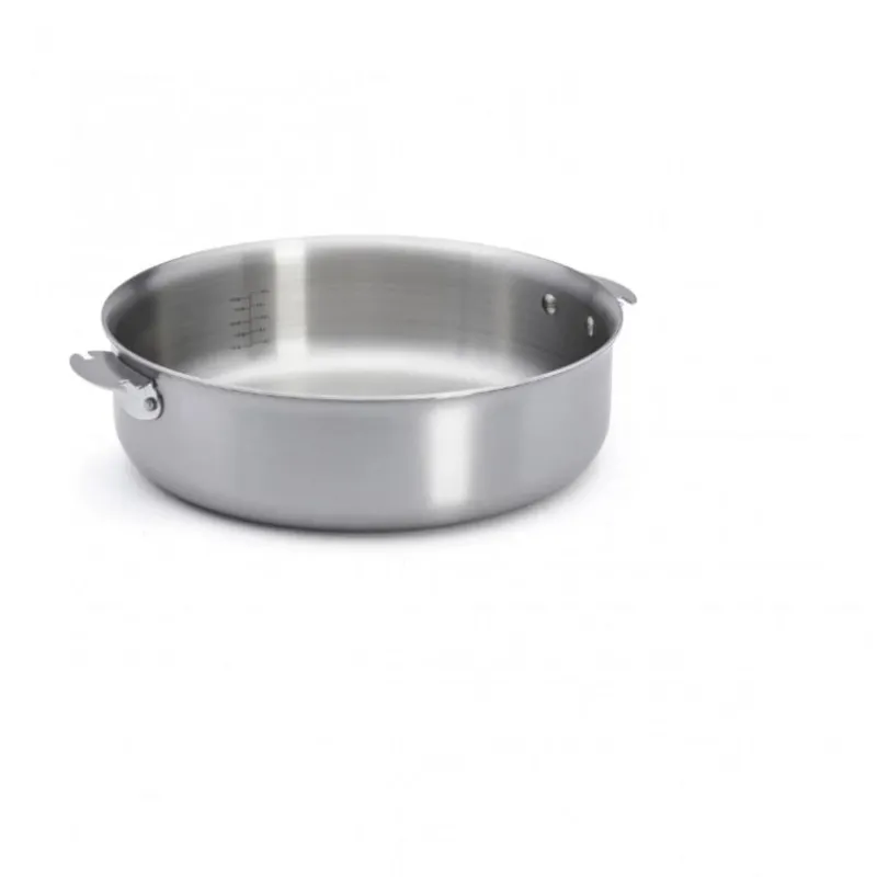 DE BUYER Sauteuses*Sauteuse Droite Inox Amovible Ø 28 cm Alchimy Loqy