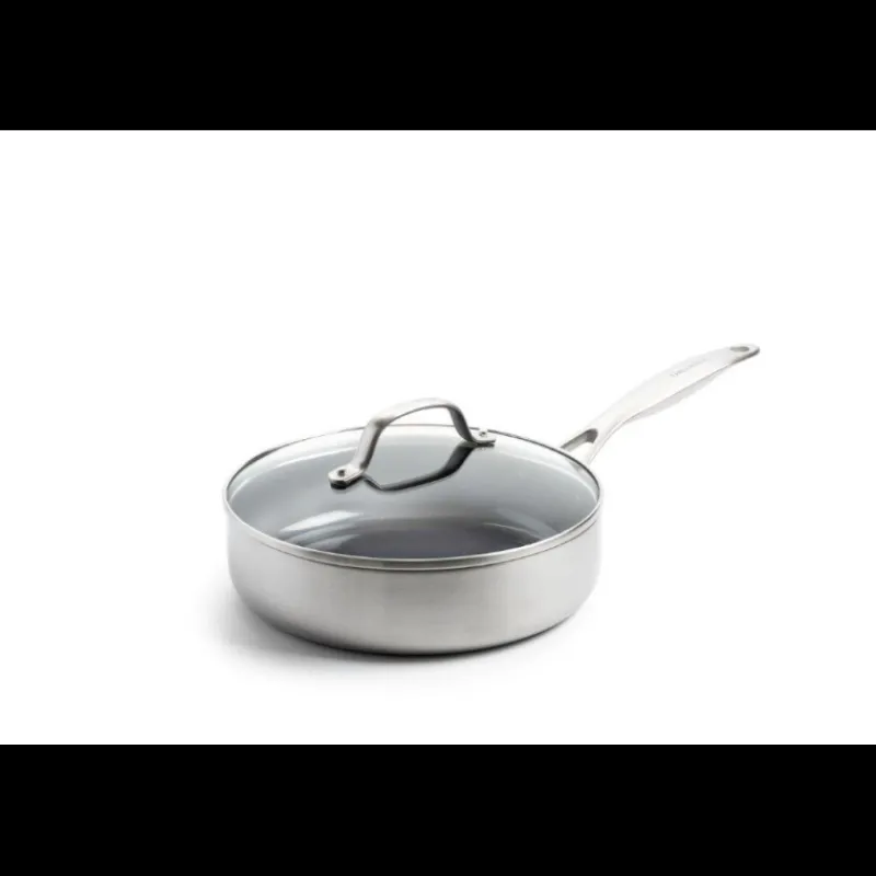 GREENPAN Sauteuses*Sauteuse en Céramique Ø 24 cm + Couvercle, collection GENEVA ™