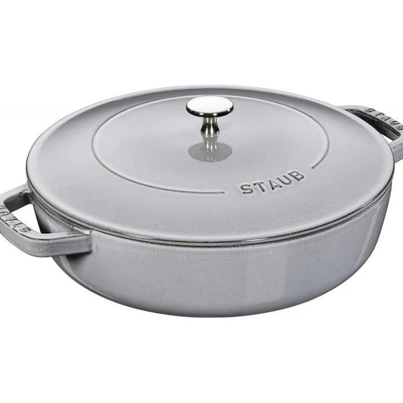 STAUB Sauteuses*Sauteuse en Fonte Chistera 24 cm Gris Graphite