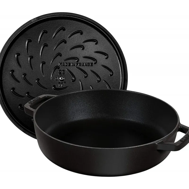 STAUB Sauteuses*Sauteuse en Fonte Chistera 24 cm Noir