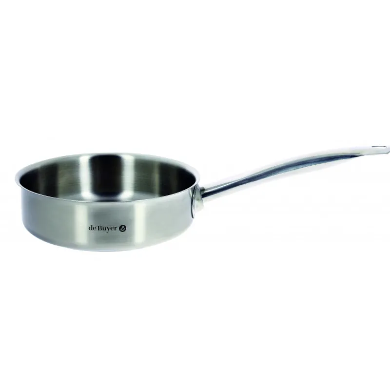 DE BUYER Sauteuses*Sauteuse Inox Bord Droit Ø20 cm Prim'Appety