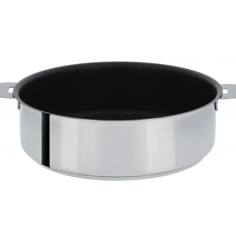 CRISTEL Sauteuses*Sauteuse Mutine Ø 24 cm Manche Amovible Anti-Adhésive Inox