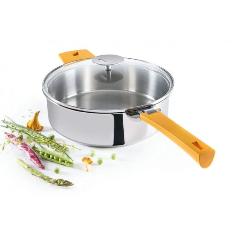 CRISTEL Sauteuses*Sauteuse Mutine Ø 24 cm Manche Amovible Inox