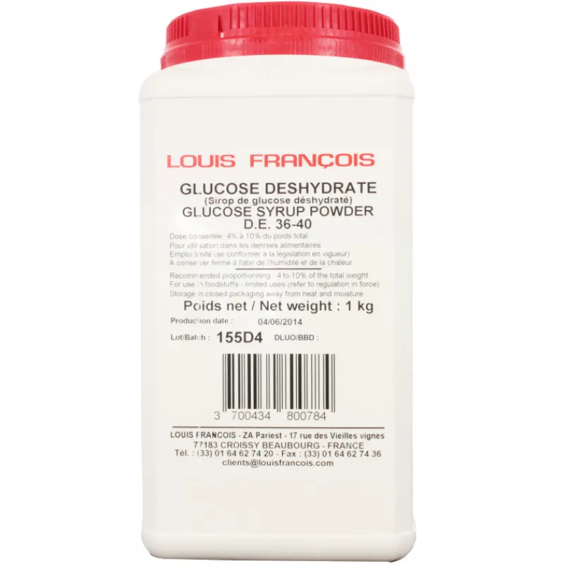 LOUIS FRANCOIS Additifs Alimentaires | Sucre*Sirop de Glucose déshydraté 1 kg Morsweet