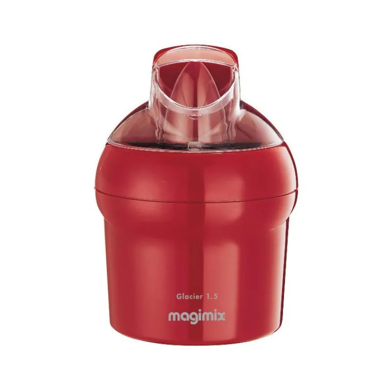 MAGIMIX Sorbetière, Turbine À Glace*Sorbetière 1.5 L Rouge