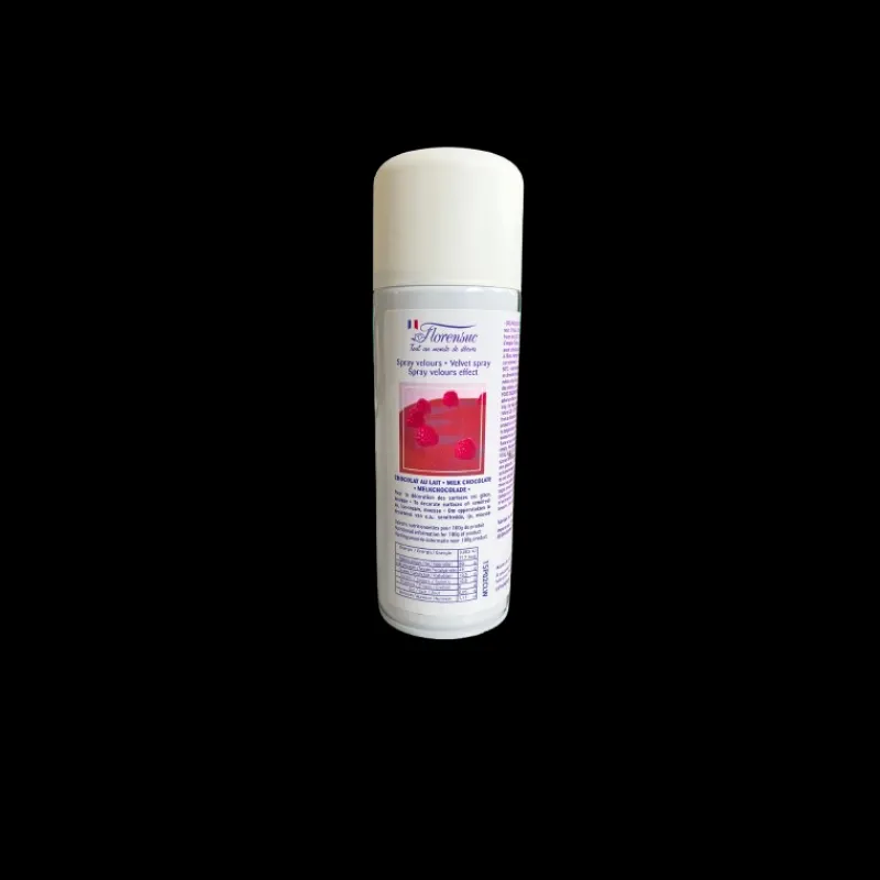 FLORENSUC Colorants Alimentaires*Spray Velours Brun 400 ml