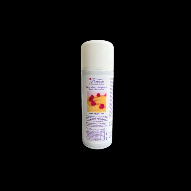 FLORENSUC Colorants Alimentaires*Spray Velours Jaune 400 ml