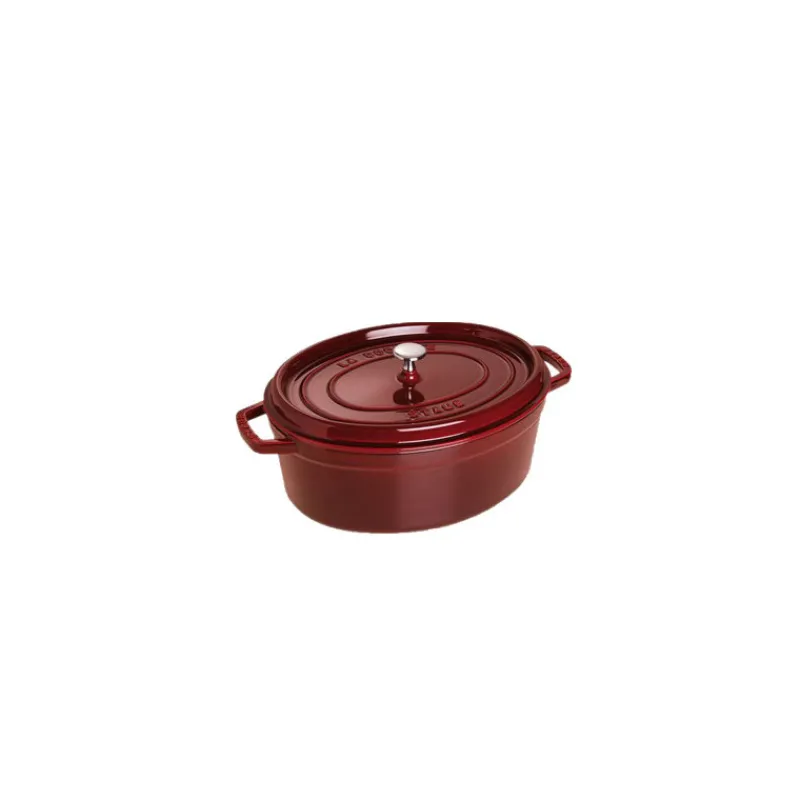 STAUB Cocotte En Fonte*Cocotte Fonte Ovale 33 cm Grenadine Majolique 6,7 L