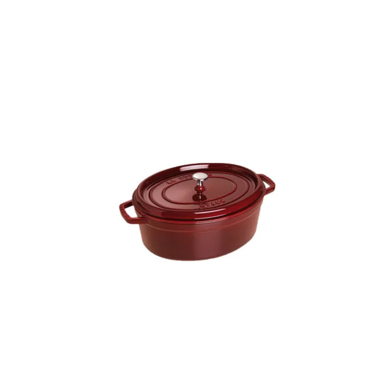 STAUB Cocotte En Fonte*Cocotte Fonte Ovale 31 cm Grenadine Majolique 5,5 L