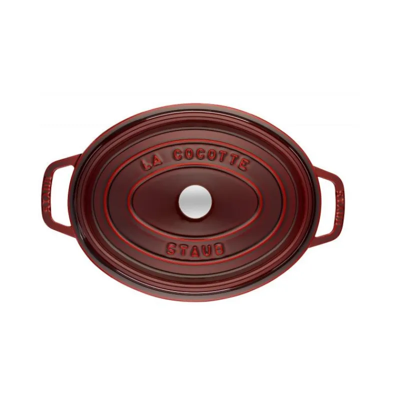 STAUB Cocotte En Fonte*Cocotte Fonte Ovale 33 cm Grenadine Majolique 6,7 L