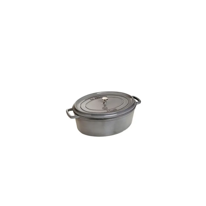 STAUB Cocotte En Fonte*Cocotte Fonte Ovale 27 cm Gris Graphite 3,2 L