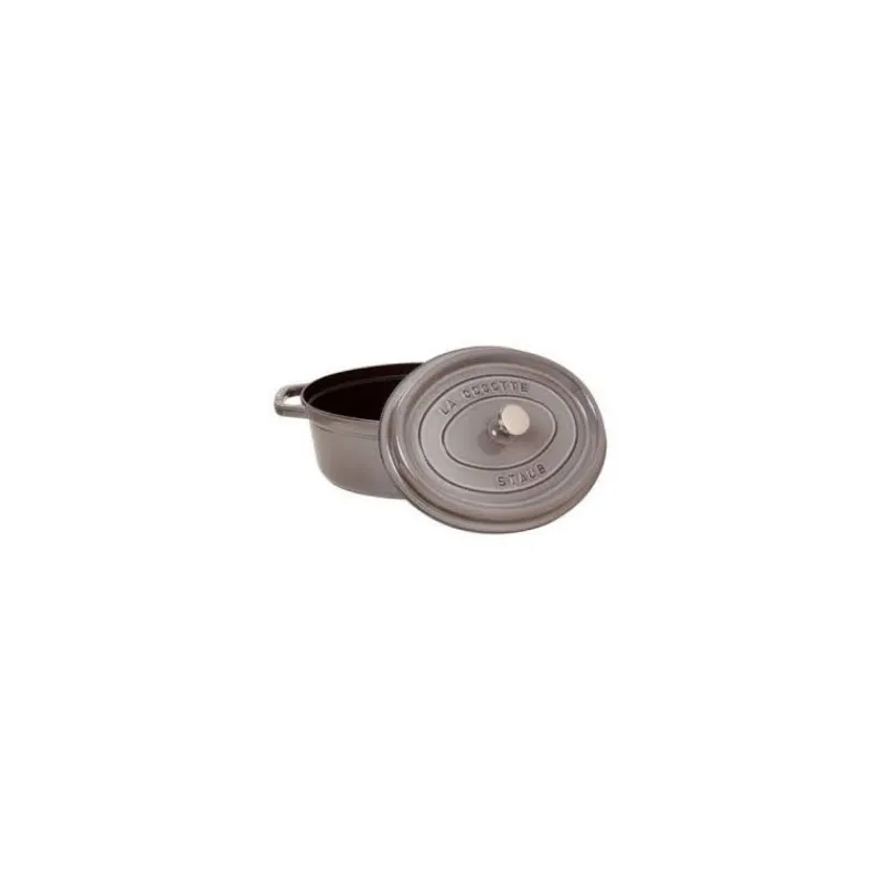 STAUB Cocotte En Fonte*Cocotte Fonte Ovale 27 cm Gris Graphite 3,2 L