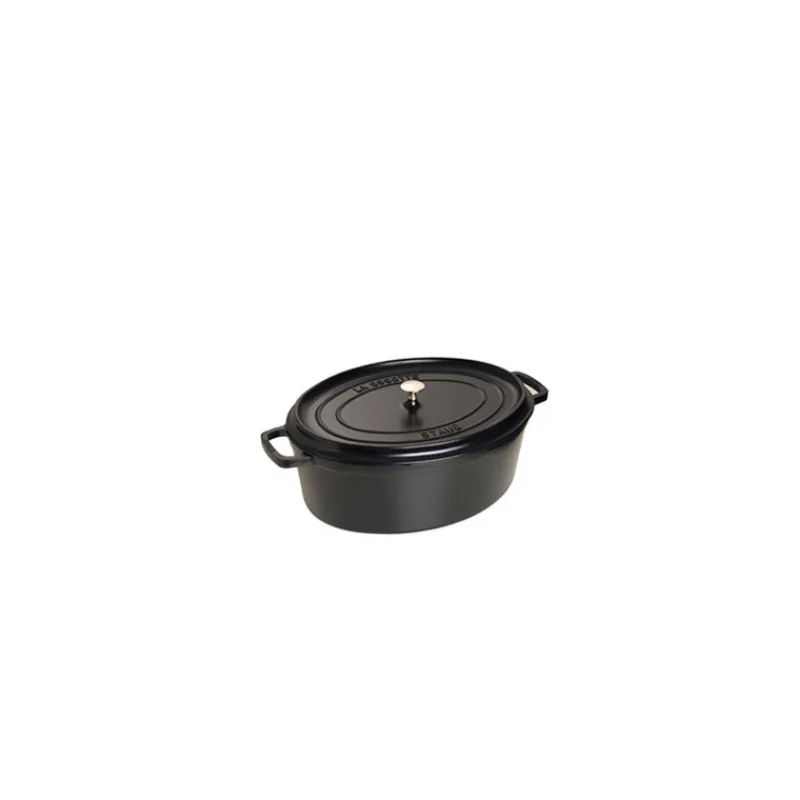 STAUB Cocotte En Fonte*Cocotte Fonte Ovale 23 cm Noir Mat 2,35 L