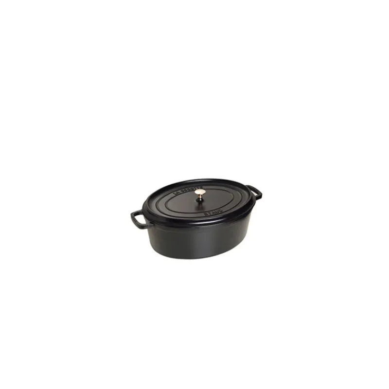 STAUB Cocotte En Fonte*Cocotte Fonte Ovale 17 cm Noir Mat 1 L