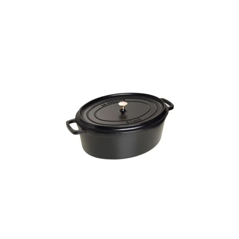 STAUB Cocotte En Fonte*Cocotte Fonte Ovale 37 cm Noir Mat 8 L