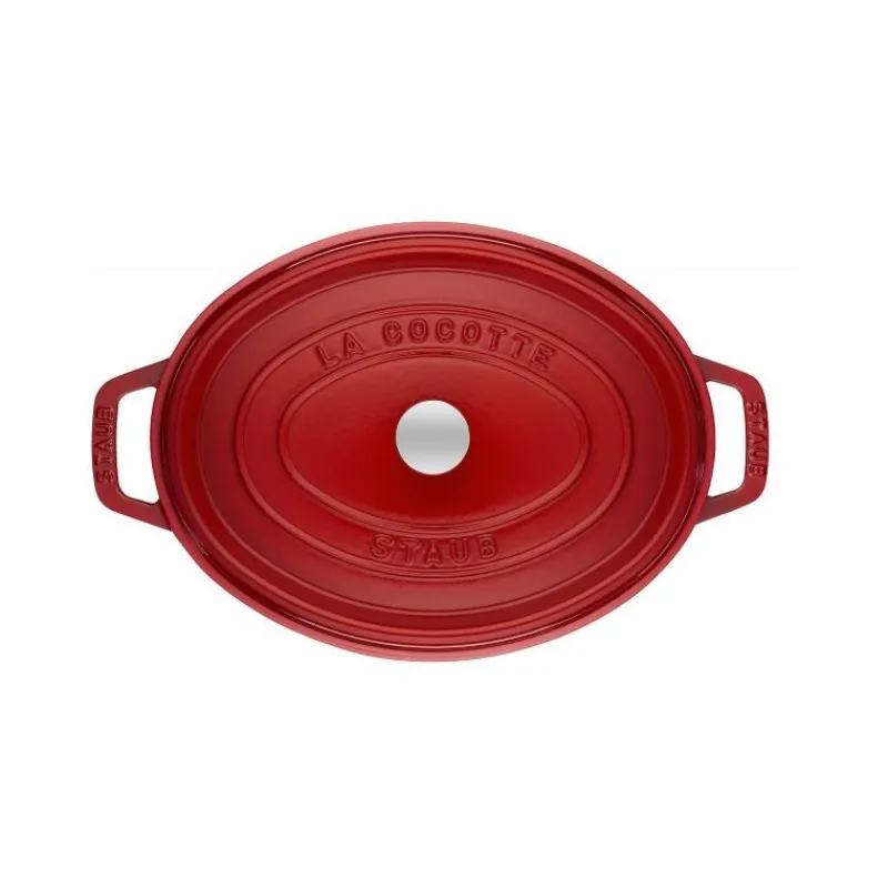 STAUB Cocotte En Fonte*Cocotte Fonte Ovale 23 cm Rouge Cerise 2,35 L