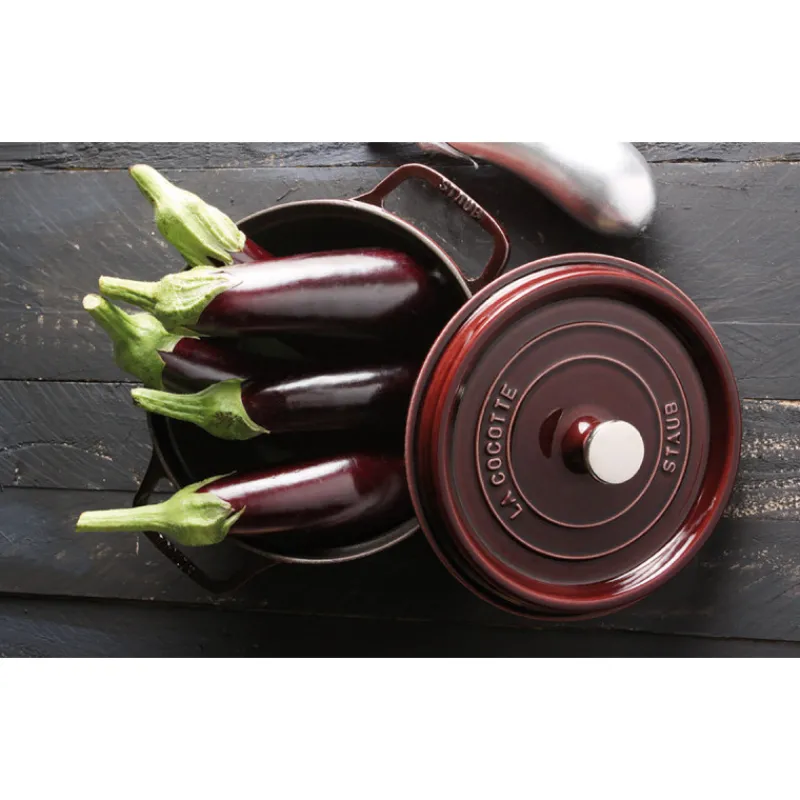 STAUB Cocotte En Fonte*Cocotte Fonte Ronde 26 cm Grenadine Majolique 5,2 L