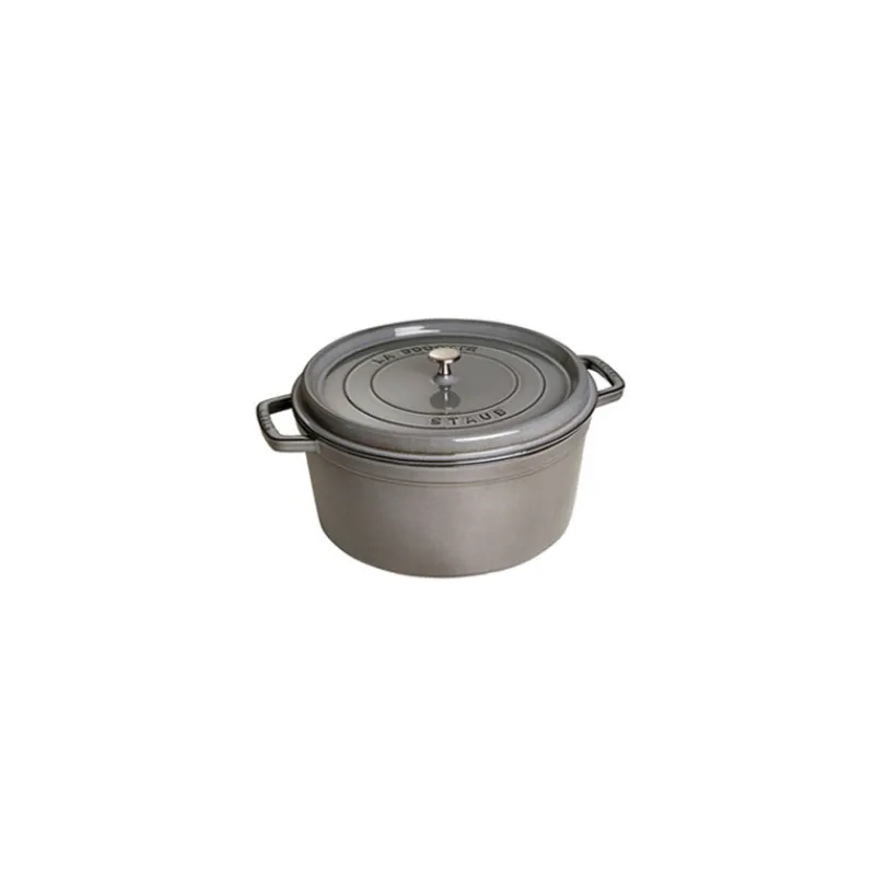 STAUB Cocotte En Fonte*Cocotte Fonte Ronde 26 cm Gris Graphite 5,2 L