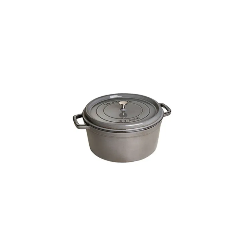 STAUB Cocotte En Fonte*Cocotte Fonte Ronde 22 cm Gris Graphite 2,6 L