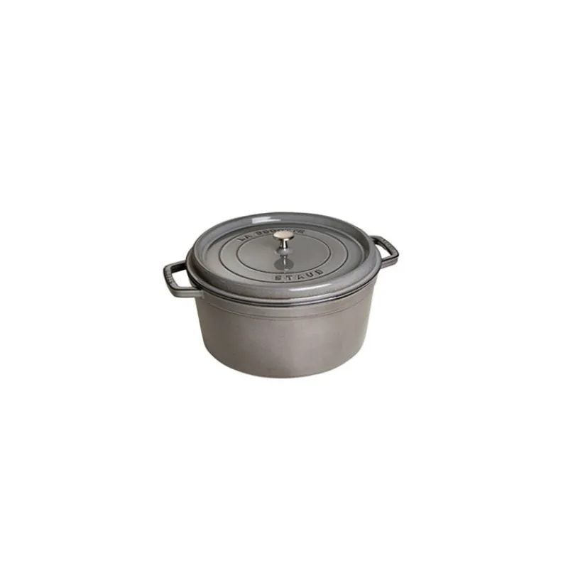 STAUB Cocotte En Fonte*Cocotte Fonte Ronde 24 cm Gris Graphite 3,8 L