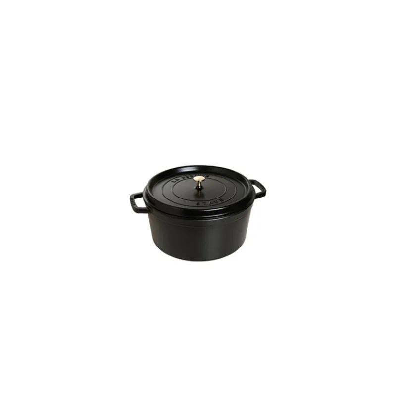 STAUB Cocotte En Fonte*Cocotte Fonte Ronde 14 cm Noir Mat 0,8 L