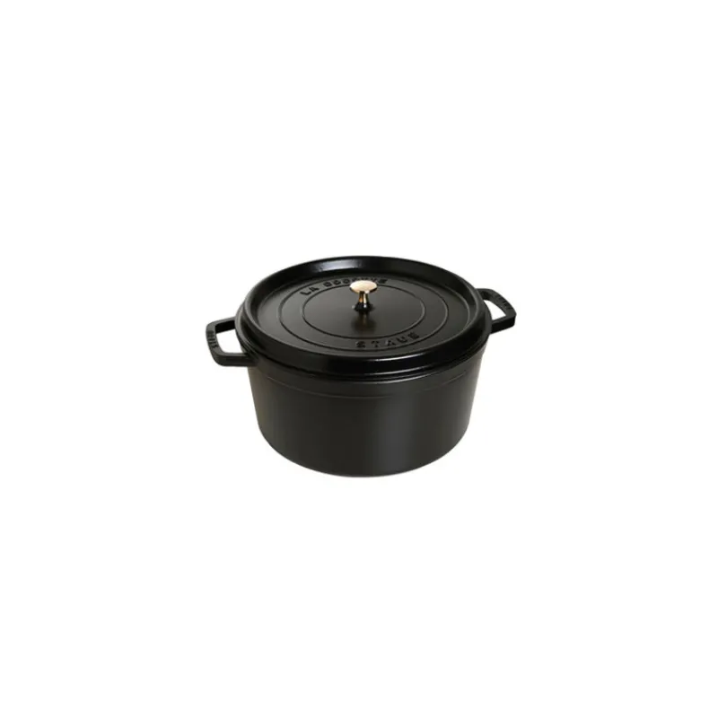 STAUB Cocotte En Fonte*Cocotte Fonte Ronde 28 cm Noir Mat 6,7 L