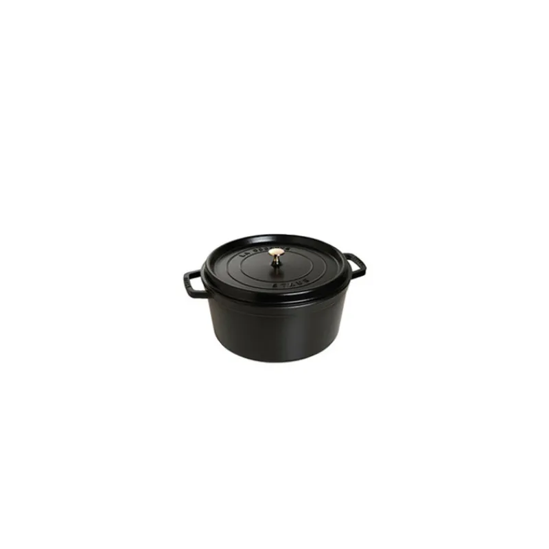 STAUB Cocotte En Fonte*Cocotte Fonte Ronde 12 cm Noir Mat 0,4 L