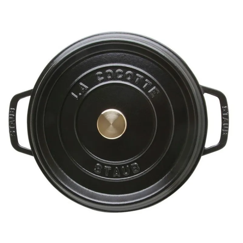 STAUB Cocotte En Fonte*Cocotte Fonte Ronde 20 cm Noir Mat 2,2 L