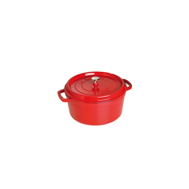 STAUB Cocotte En Fonte*Cocotte Fonte Ronde 22 cm Rouge Cerise 2,6 L