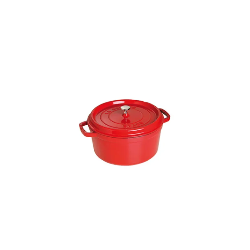 STAUB Cocotte En Fonte*Cocotte Fonte Ronde 18 cm Rouge Cerise 1,7 L