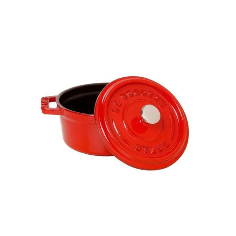 STAUB Cocotte En Fonte*Cocotte Fonte Ronde 28 cm Rouge Cerise 6,7 L