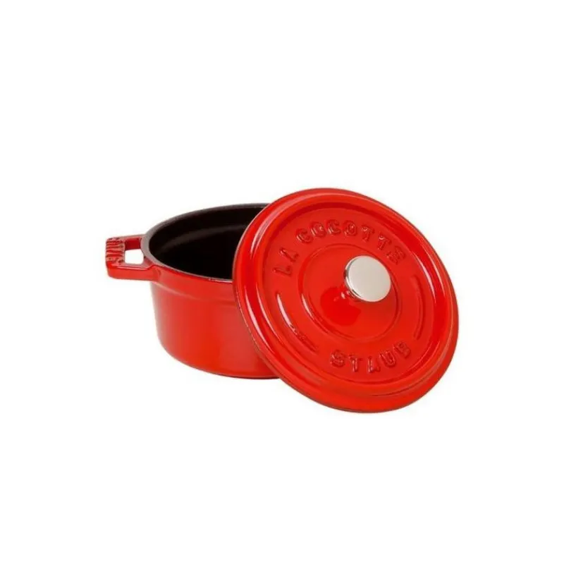 STAUB Cocotte En Fonte*Cocotte Fonte Ronde 20 cm Rouge Cerise 2,2 L