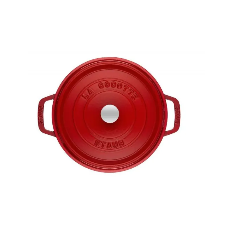 STAUB Cocotte En Fonte*Cocotte Fonte Ronde 26 cm Rouge Cerise 5,2 L