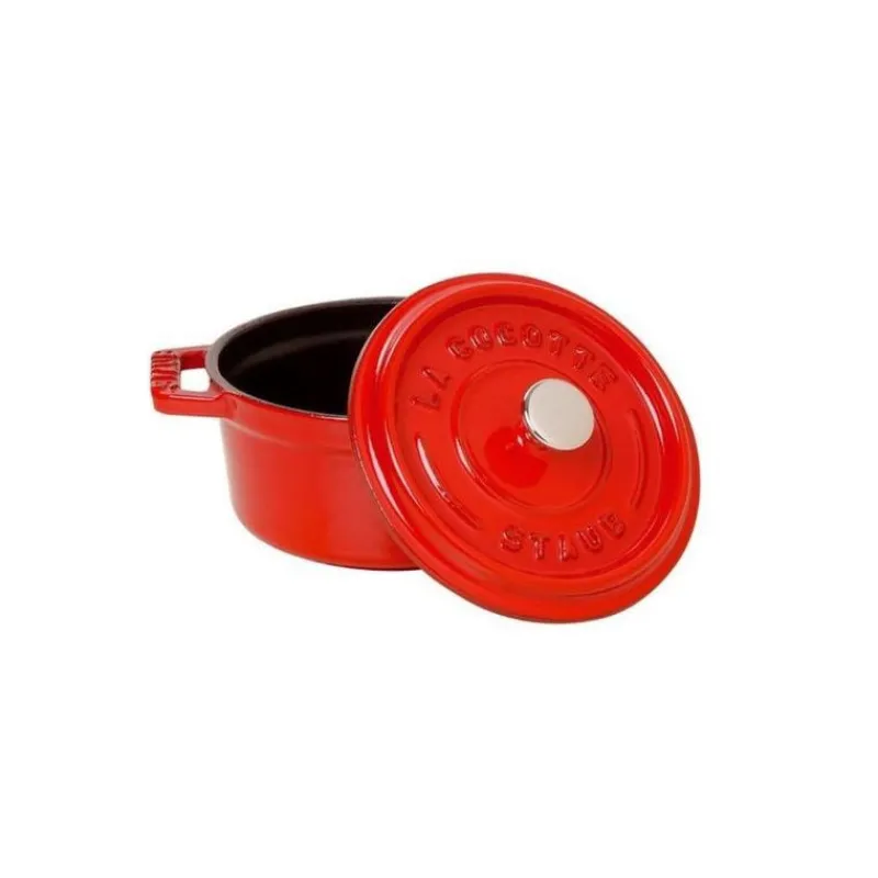 STAUB Cocotte En Fonte*Cocotte Fonte Ronde 18 cm Rouge Cerise 1,7 L