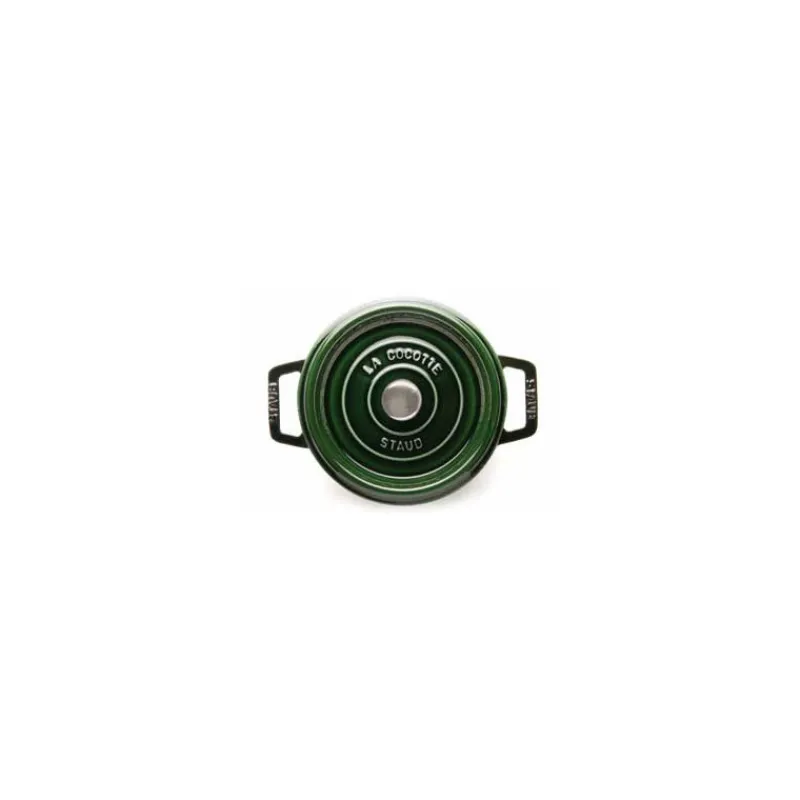 STAUB Cocotte En Fonte*Cocotte Fonte Ronde 28 cm Vert Basilic Majolique 6,7 L