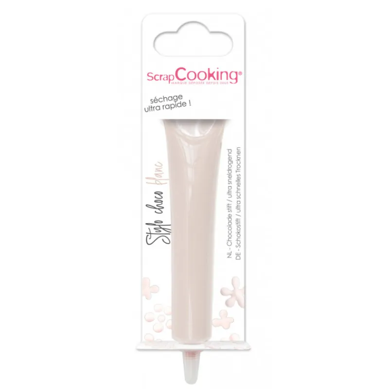 SCRAPCOOKING Nappages Et Glaçages | Décoration Comestible*Stylo Chocolat Blanc 25 g