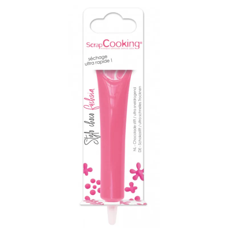 SCRAPCOOKING Nappages Et Glaçages | Décoration Comestible*Stylo Chocolat Fuchsia 25 g