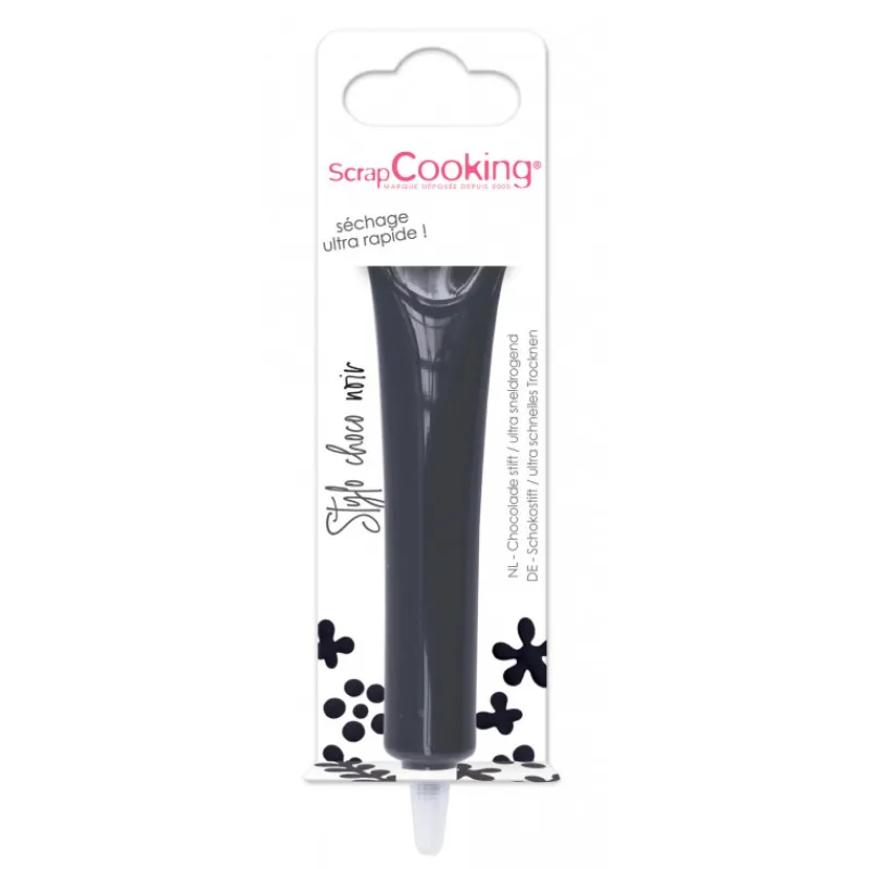 SCRAPCOOKING Nappages Et Glaçages | Décoration Comestible*Stylo Chocolat Noir 25 g